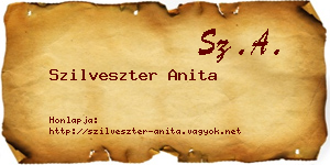 Szilveszter Anita névjegykártya